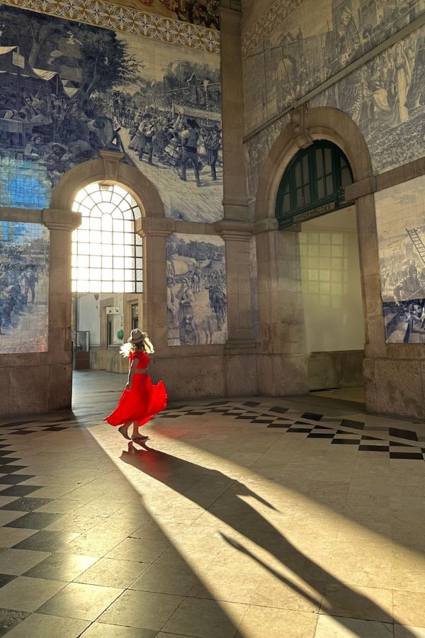 São Bento station is a must visit and one of our favourite place of things to do in Porto
