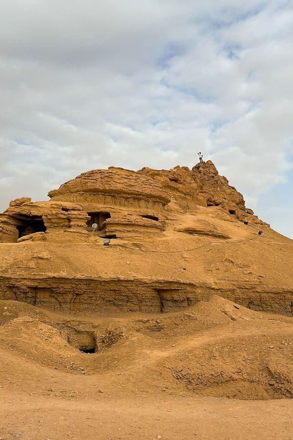 Impressive and unique place to visit in Siwa Oasis and a climb to the top was on top of our things to do there.